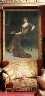 Portrait of Lady Bullough in Great Hall, 13KB